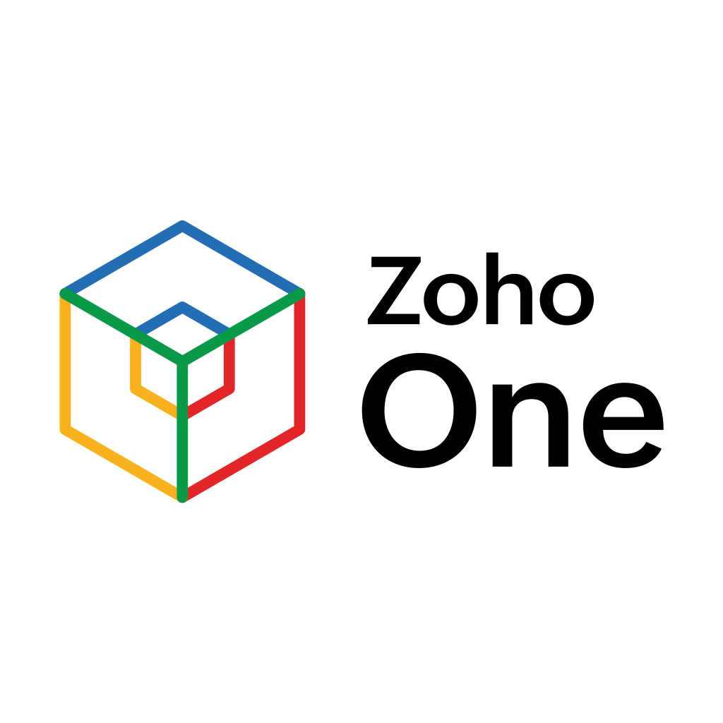 Zoho One logo with a colourful 3D cube, the platform behind Mclennan Steege Smith's CRM setup